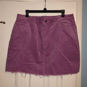 Purple Mini Skirt